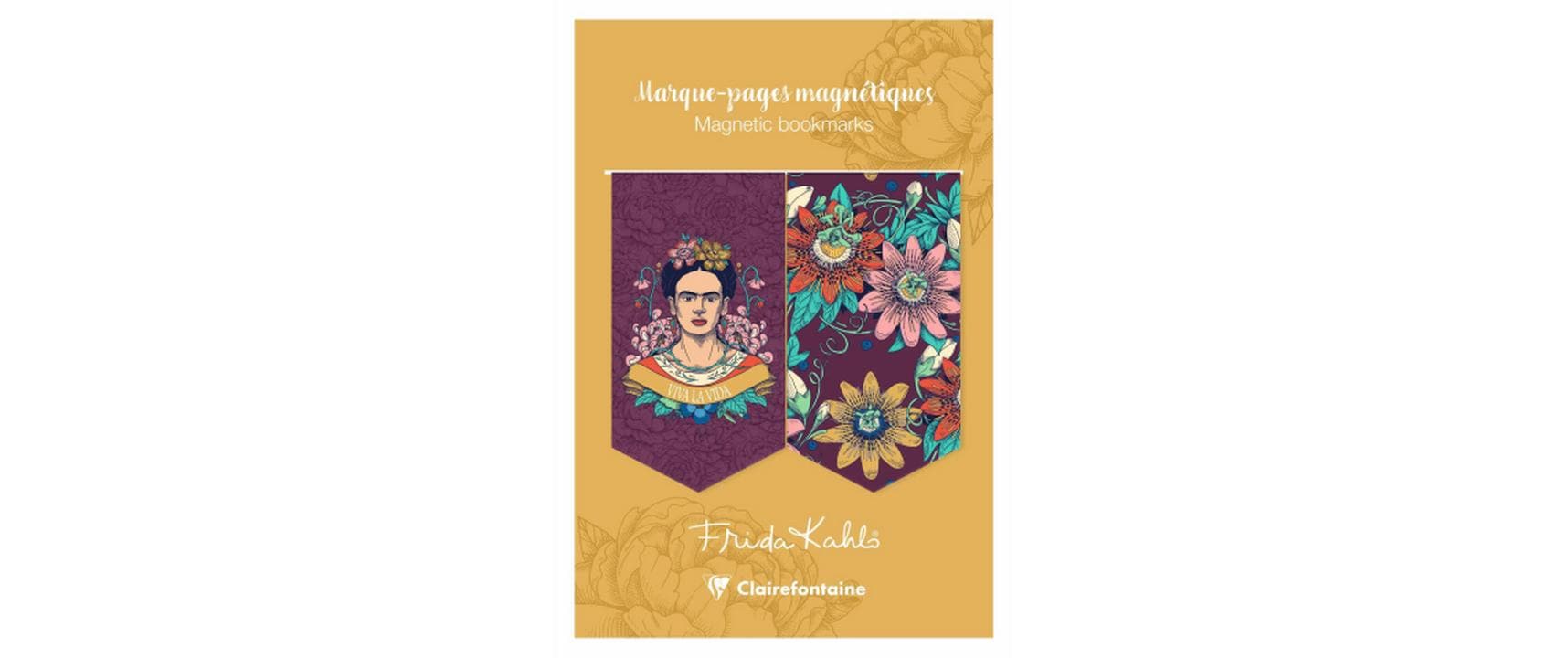 Clairefontaine Lesezeichen Frida Kahlo assortiert, 2 Stück