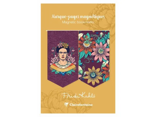Clairefontaine Lesezeichen Frida Kahlo assortiert, 2 Stück