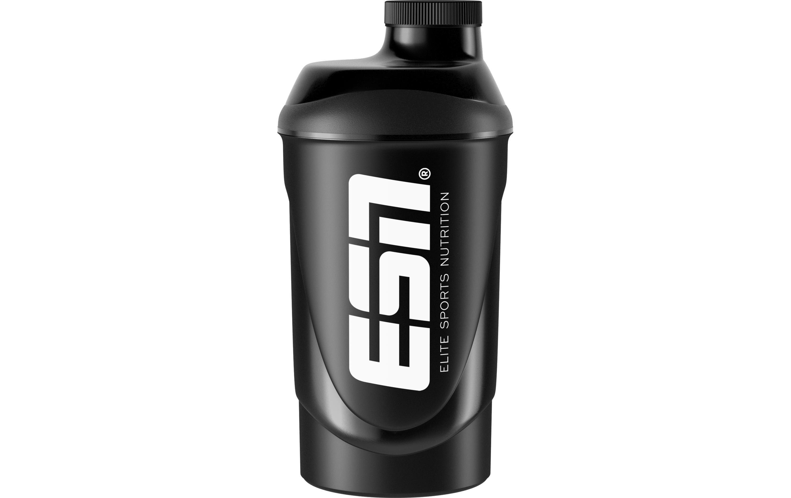 ESN Shaker & Trinkflasche 600 ml, Schwarz/Weiss ESN Shaker & Trinkflasche 600 ml, Schwarz/Weiss