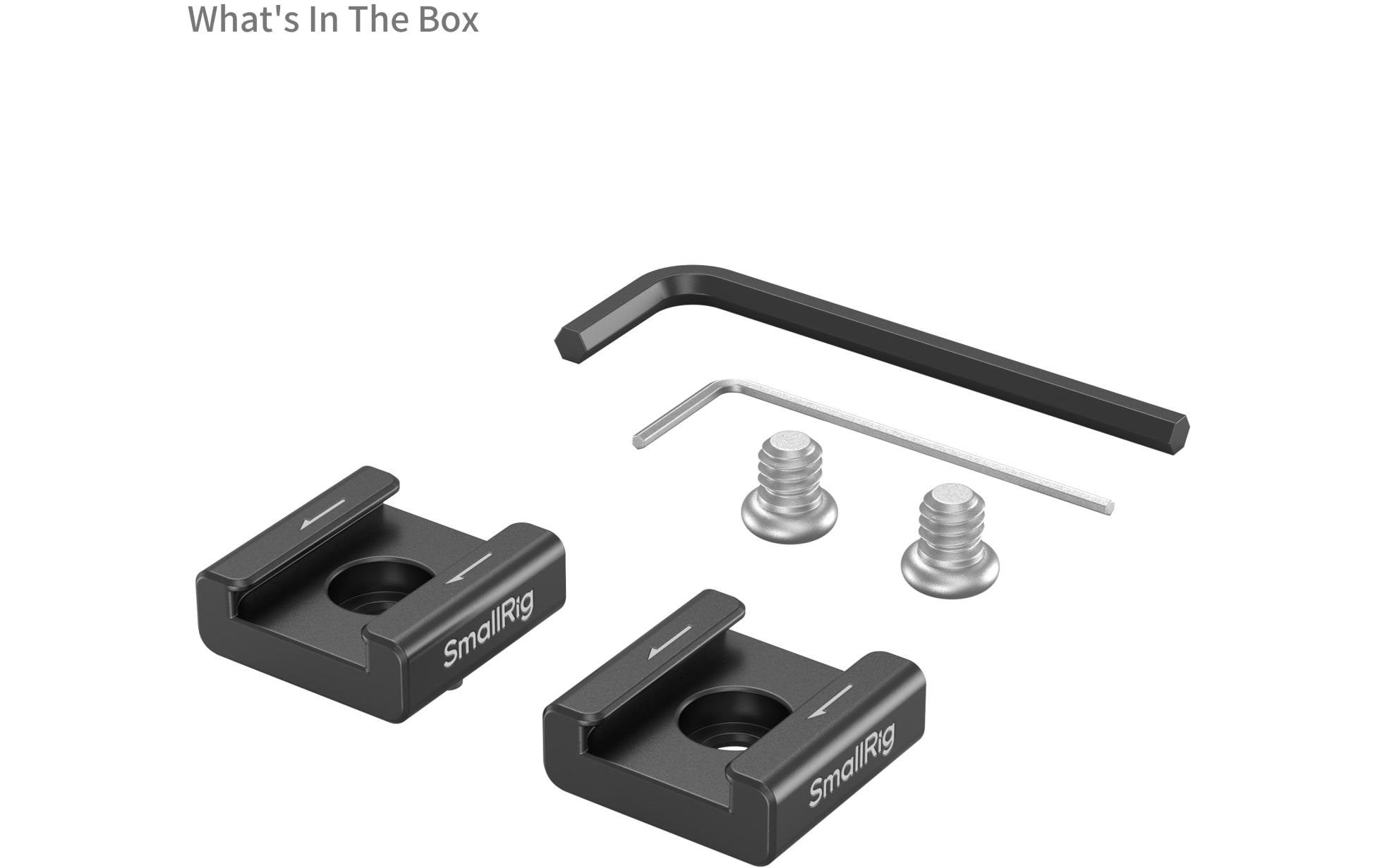 Smallrig Adapter Anti-Twist Cold Shoe Mount Support 2 Stück