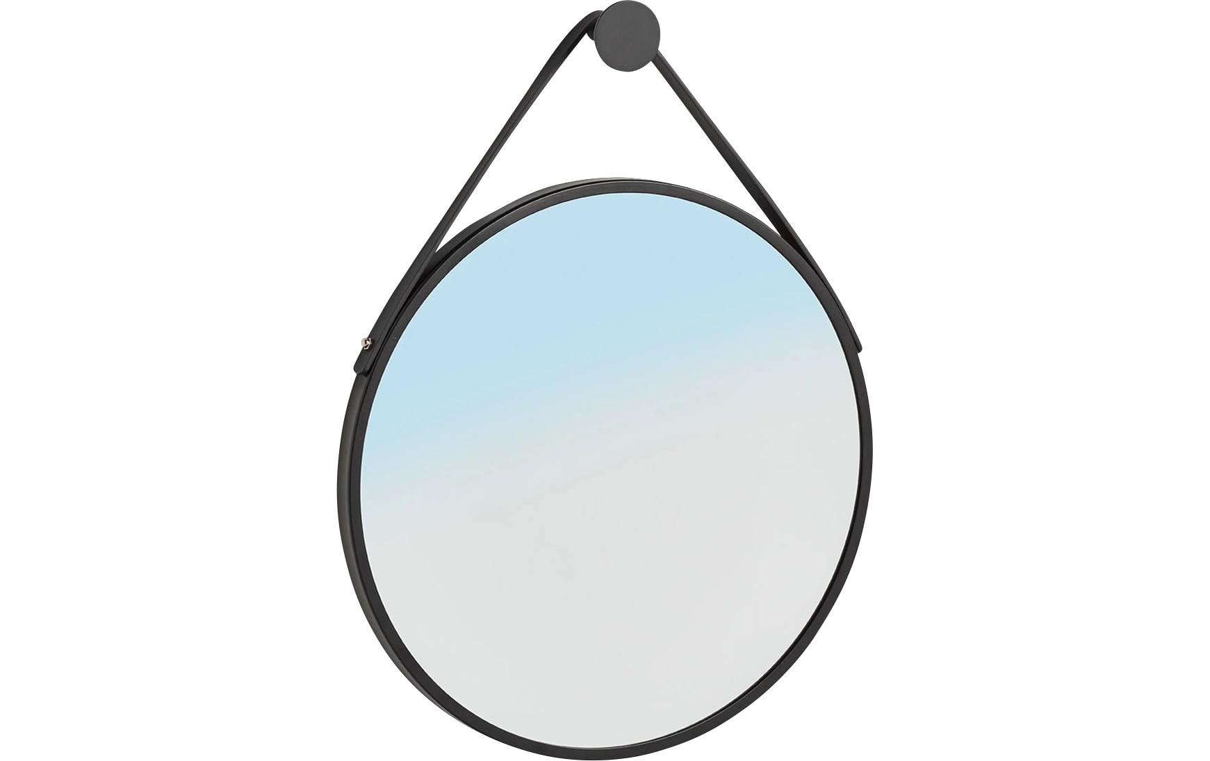 Zeller Present Spiegel Ø 40 cm, Schwarz