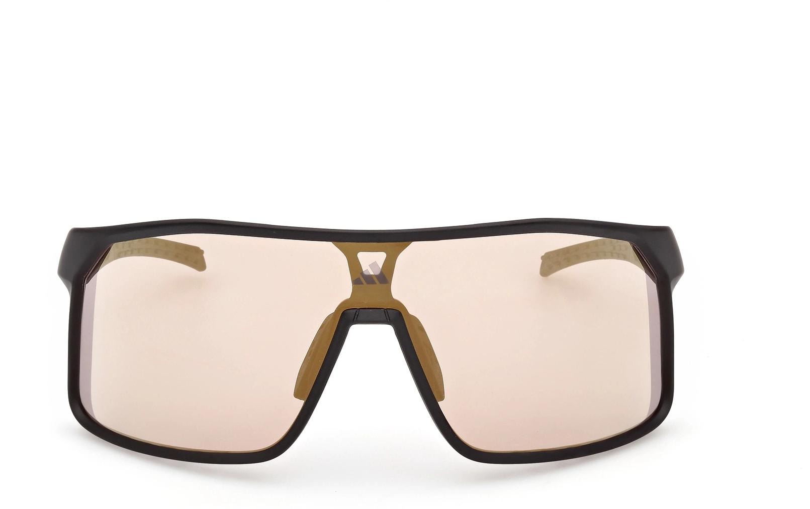 adidas Alkator SP0124 Sonnenbrille Matte Black, Brown Mirror