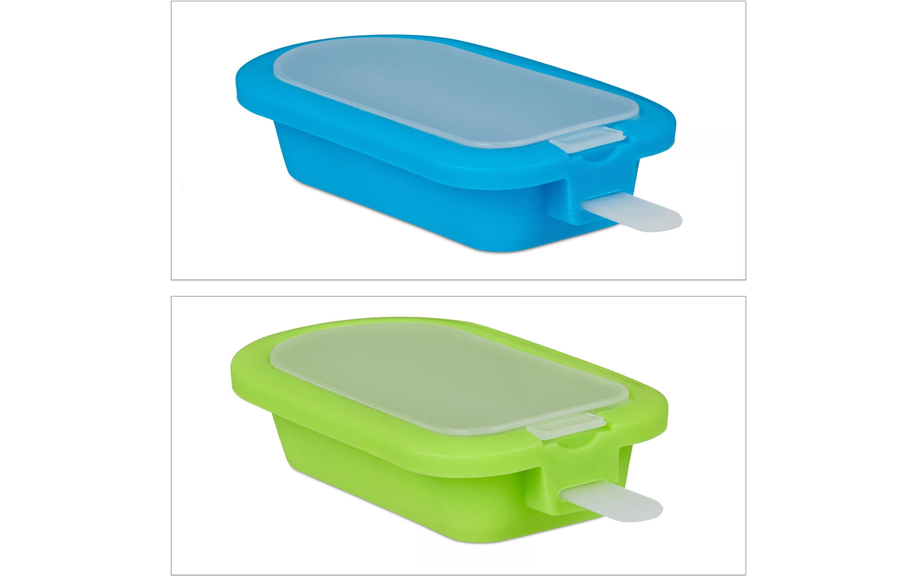 relaxdays Glaceform 10 Stück, Blau/Grün