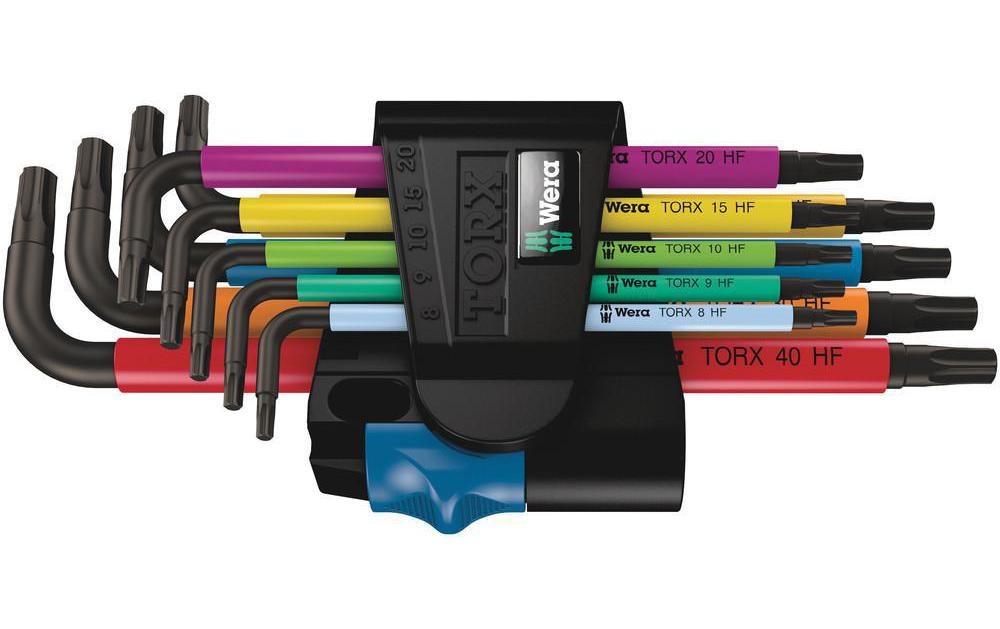 Wera Winkelschlüssel-Set 967/9 TX Multicolour HF 1 TX8-TX40 Wera Winkelschlüssel-Set 967/9 TX Multicolour HF 1 TX8-TX40