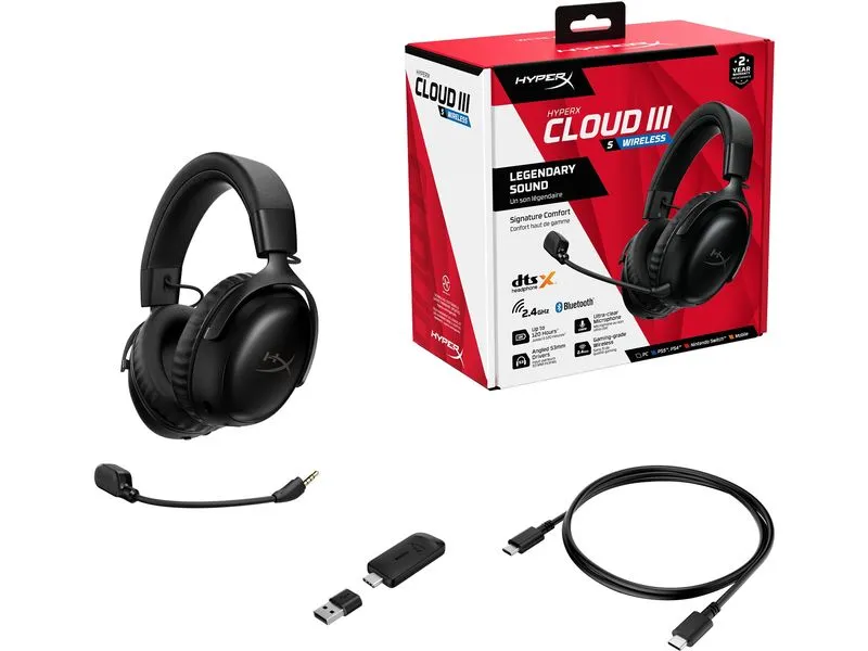 HyperX Headset HyperX Cloud III S Schwarz