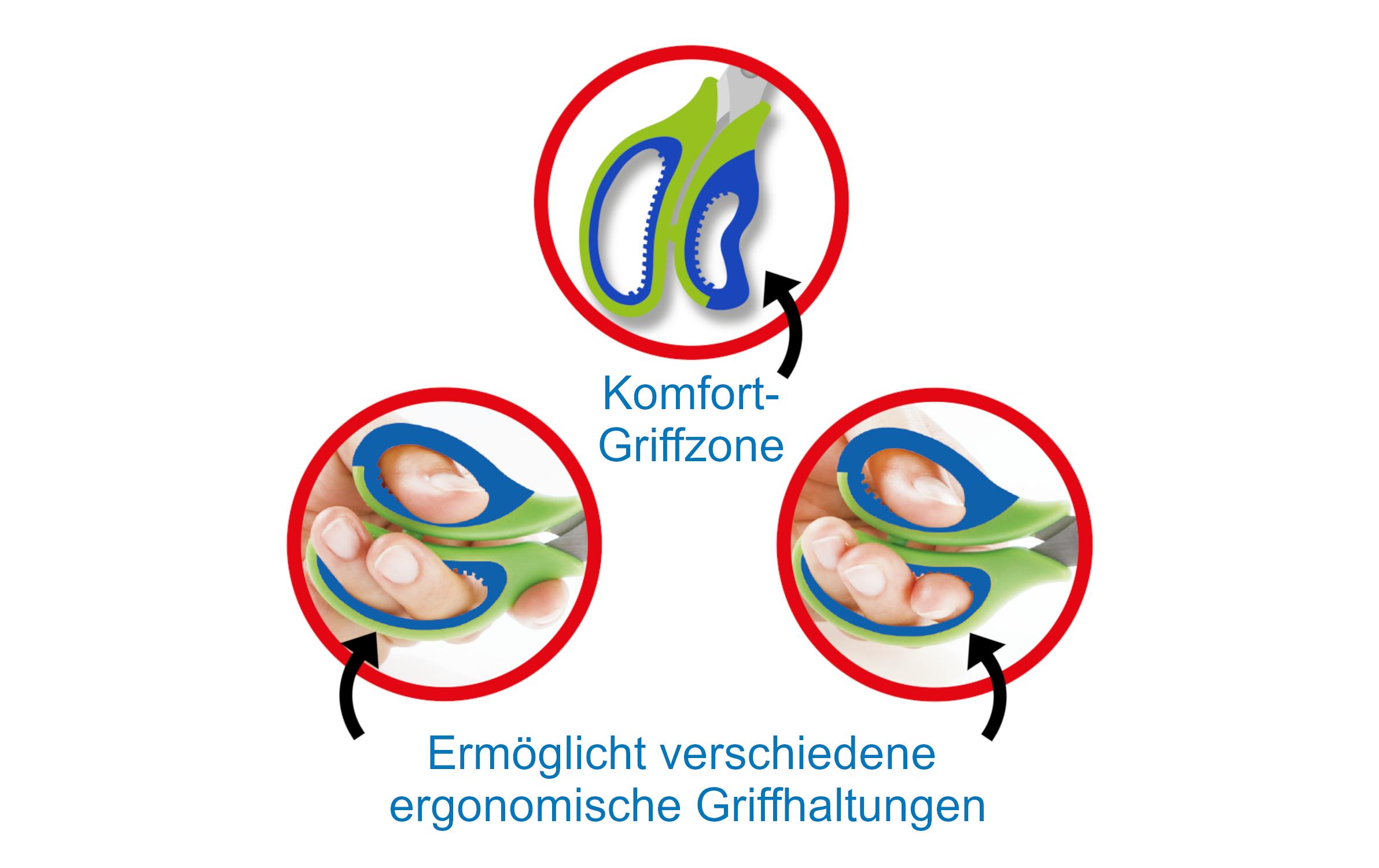 Läufer Kinderschere mit weichem Komfortgriff