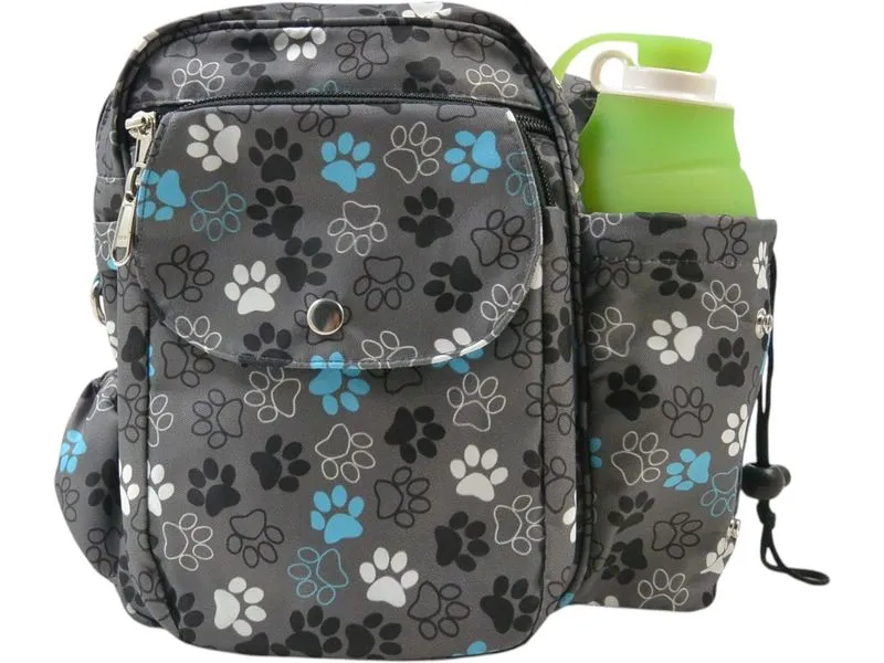 Nijens Gassi-Tasche Konstanz mit Druck, Hellgrau Nijens Gassi-Tasche Konstanz mit Druck, Hellgrau