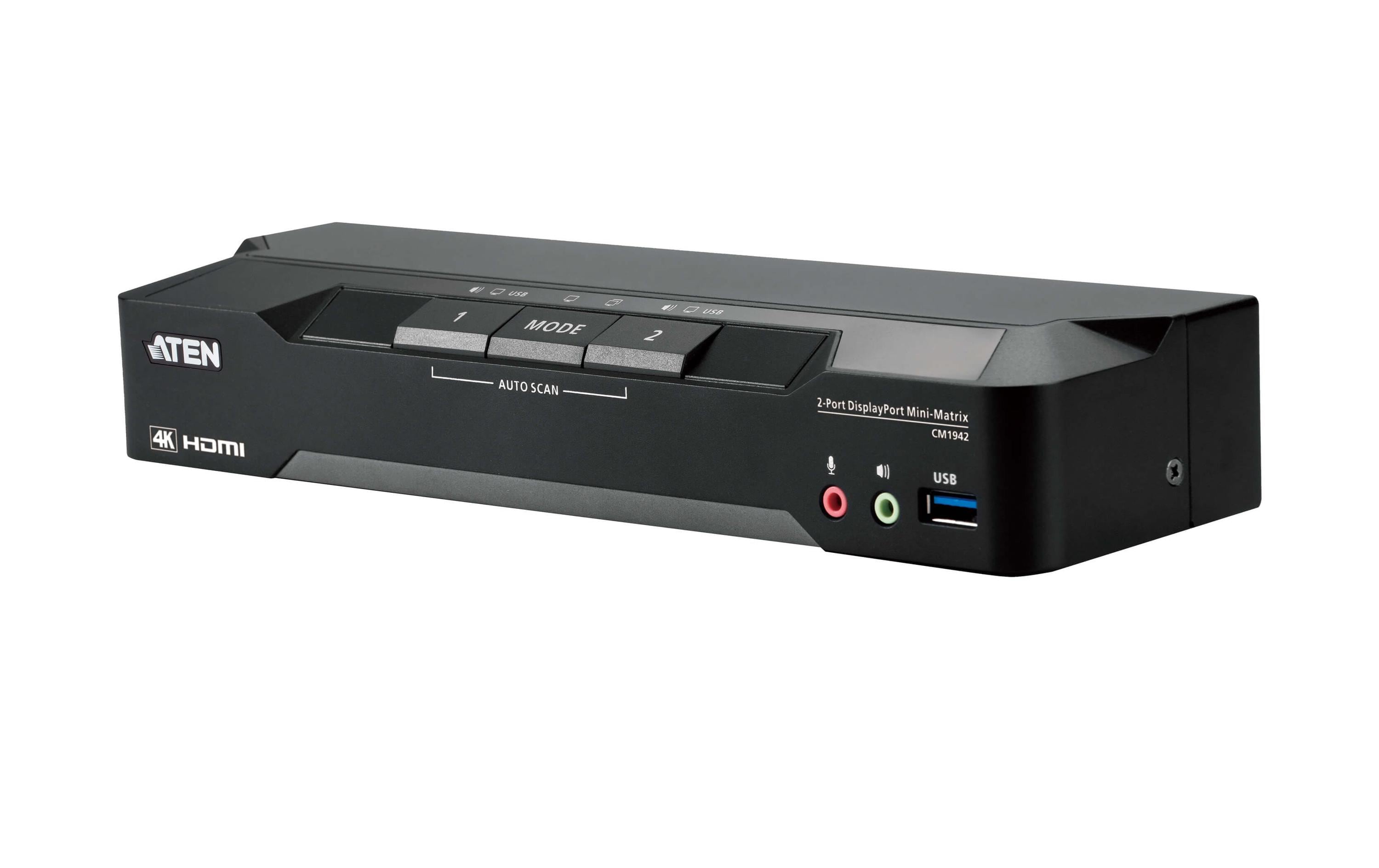 Aten KVM Switch CM1942 DisplayPort, 4K 60Hz Aten KVM Switch CM1942 DisplayPort, 4K 60Hz