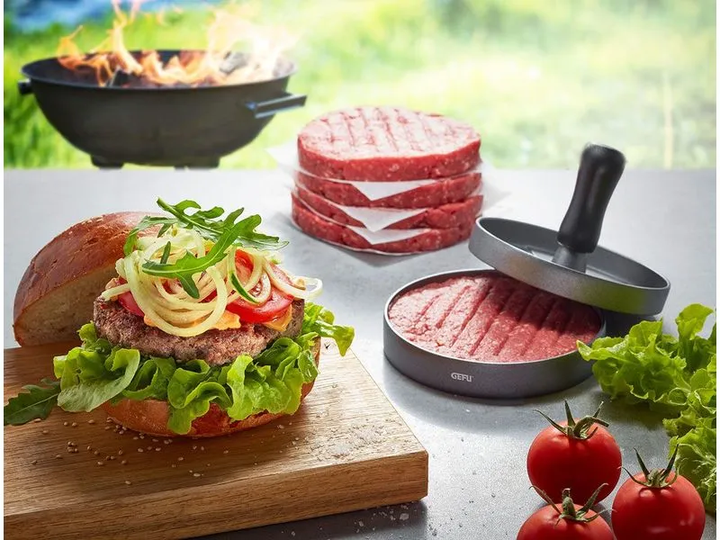GEFU Burgerpresse BBQ 3-teilig