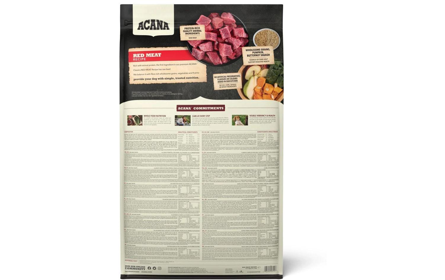 Acana Trockenfutter Classics Red Meat 14.5 kg Acana Trockenfutter Classics Red Meat 14.5 kg