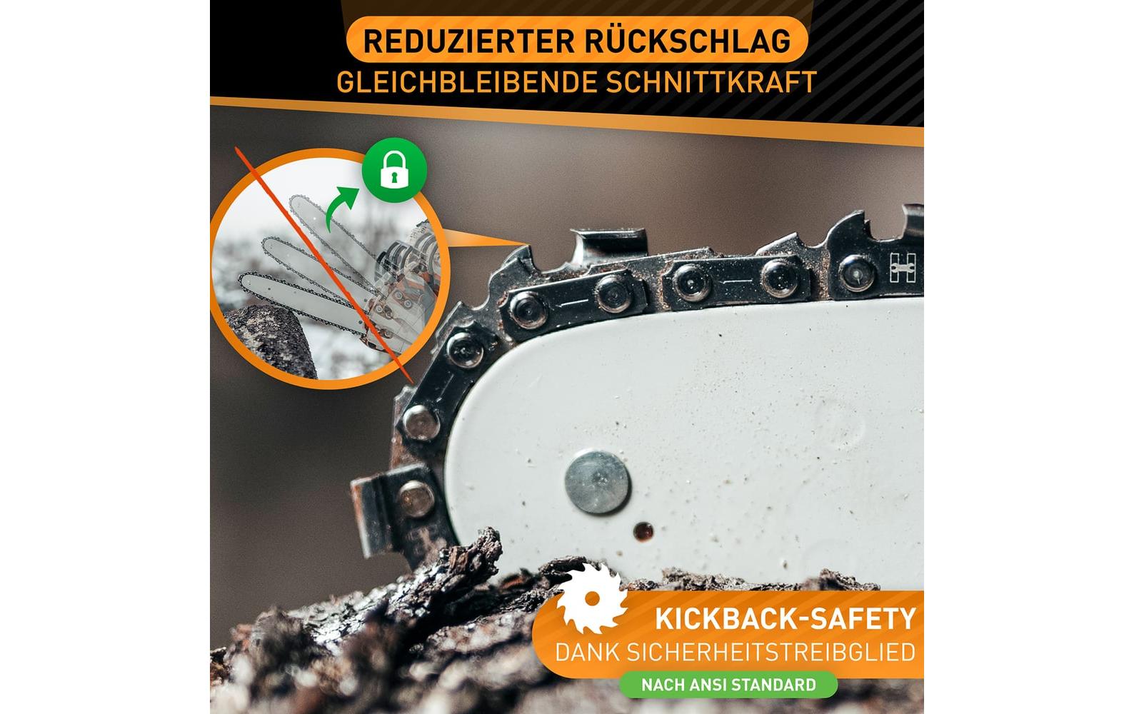 Hardtwerk Sägekette 3/8 1.3 mm für 35 cm Schwert 3er Pack