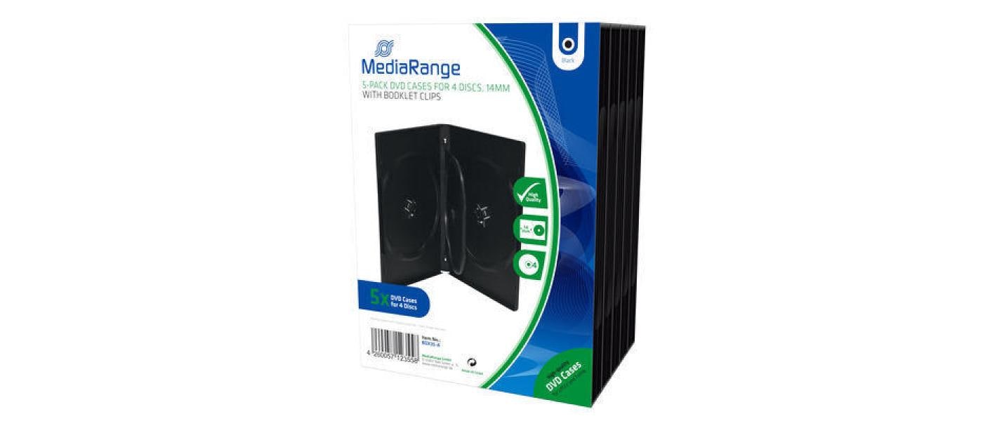 MediaRange Hülle DVD 4 Disc MediaRange Hülle DVD 4 Disc