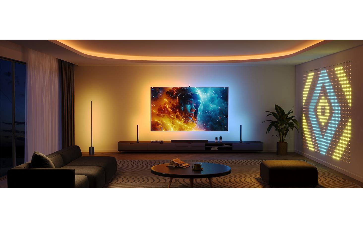 Govee Lichtbalken Backlight Kit 2, T3 Cam, RGBIC, WiFi + BT