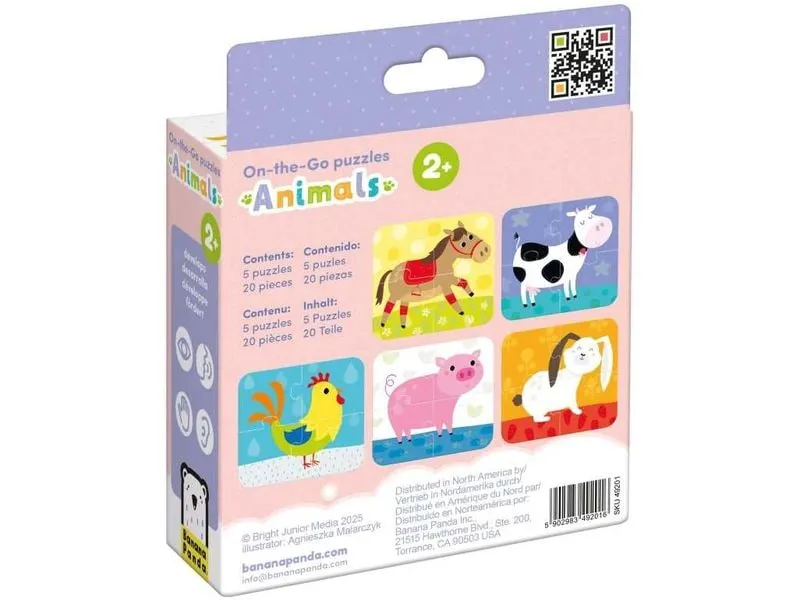 Banana Panda Puzzle On-the-Go Tiere Banana Panda Puzzle On-the-Go Tiere