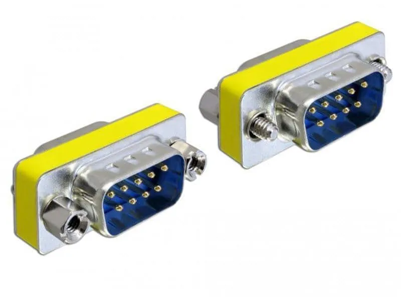 Delock Gender Changer DB9 RS-232 m - m Delock Gender Changer DB9 RS-232 m - m