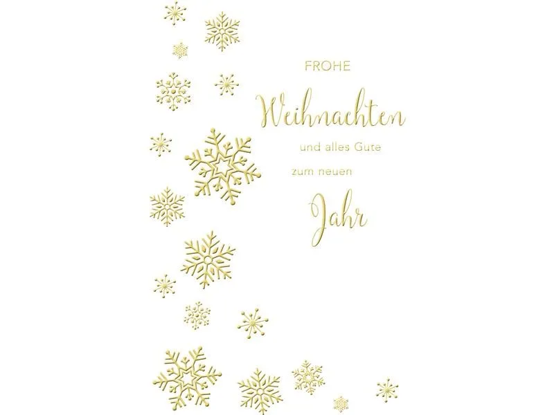 ABC Weihnachtskarte Frohe Weihnachten B6 ABC Weihnachtskarte Frohe Weihnachten B6