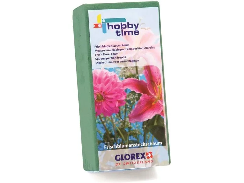 Glorex Steckschaum für Frischblumen 23 x 11 x 7.5 cm