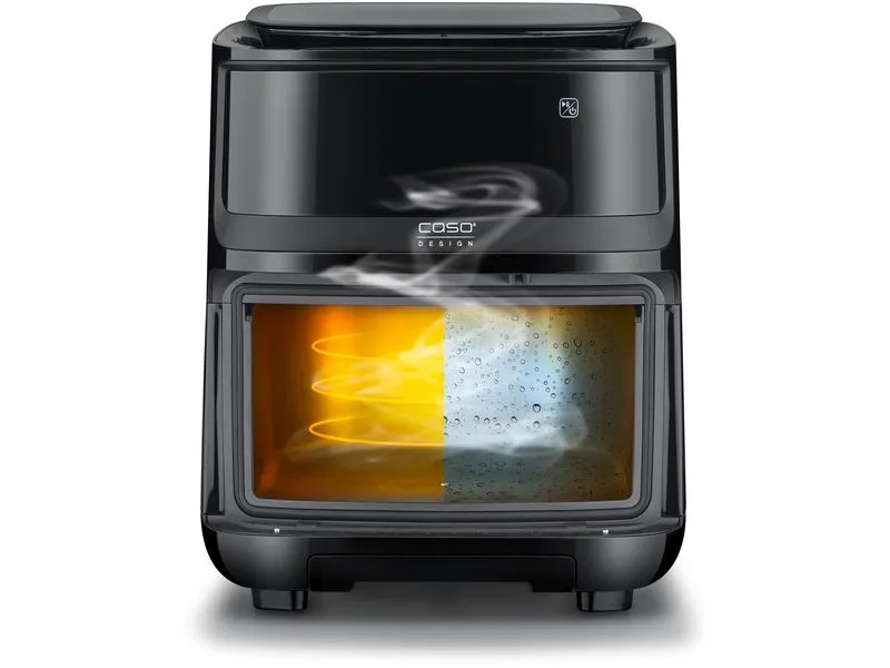 Caso Heissluft-Fritteuse AirFry & Steam 700 1.3 kg, Schwarz Caso Heissluft-Fritteuse AirFry & Steam 700 1.3 kg, Schwarz