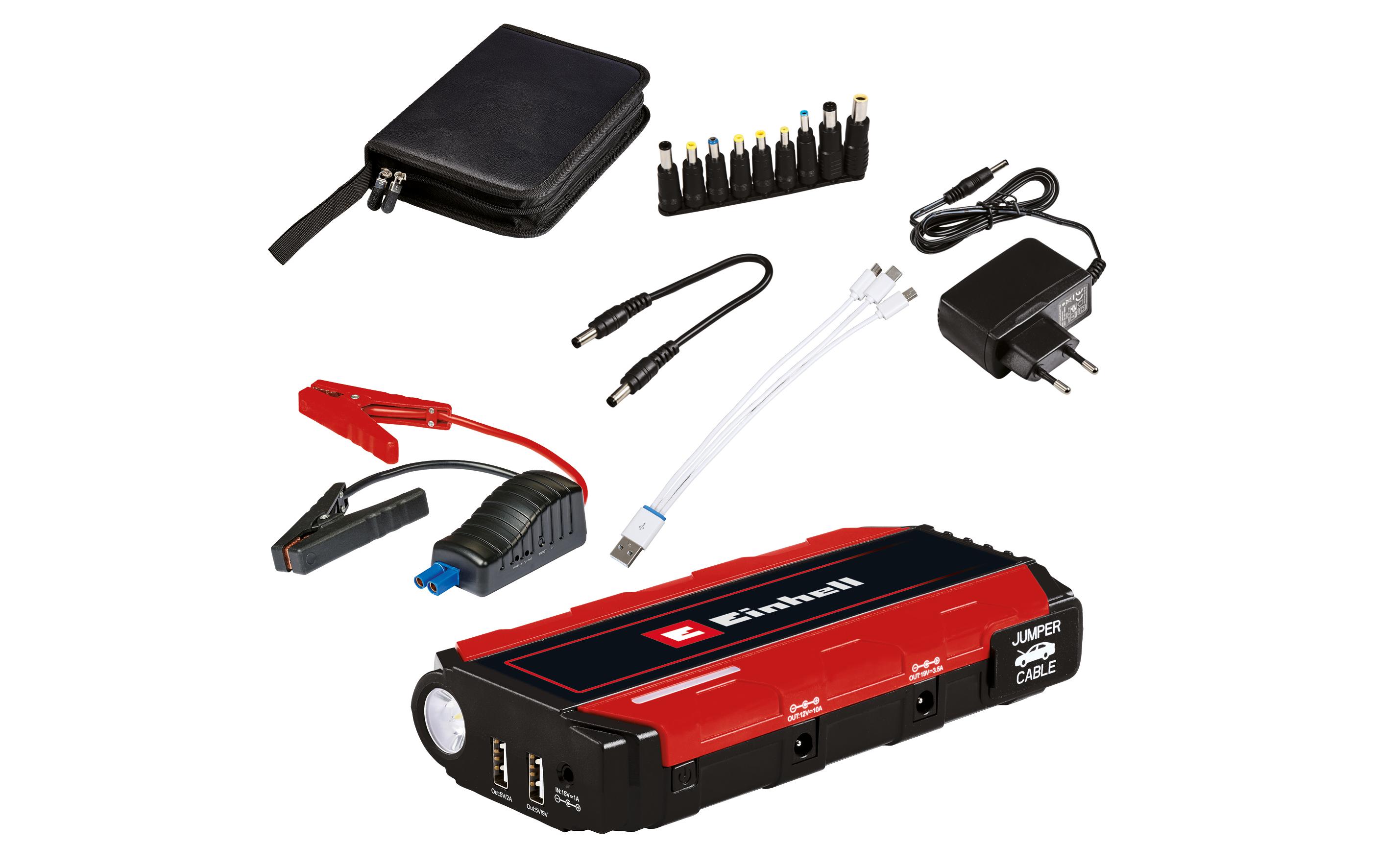 Einhell Automotive Starterbatterie mit Ladefunktion CE-JS 12 / 12V/200A