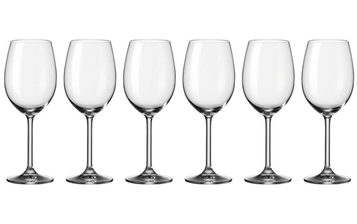 Leonardo Rotweinglas Daily 460 ml, 6 Stück, Transparent