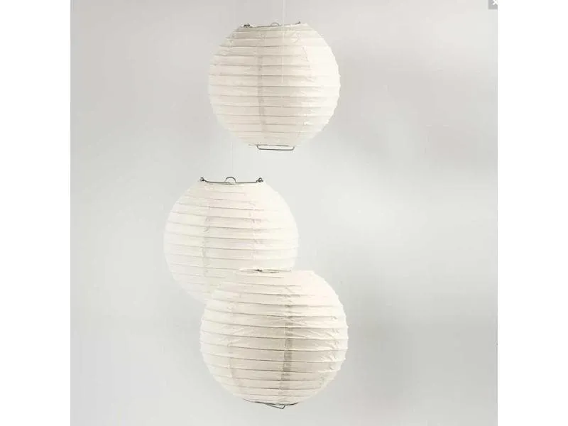 Creativ Company Lampion Ø 20 cm Weiss, 1 Stück