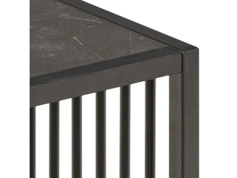 AC Design Beistelltisch Strington 40 x 40 x 42 cm, Schwarz AC Design Beistelltisch Strington 40 x 40 x 42 cm, Schwarz