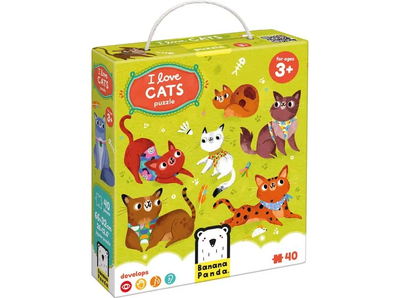 Banana Panda Puzzle Ich liebe Katzen Banana Panda Puzzle Ich liebe Katzen