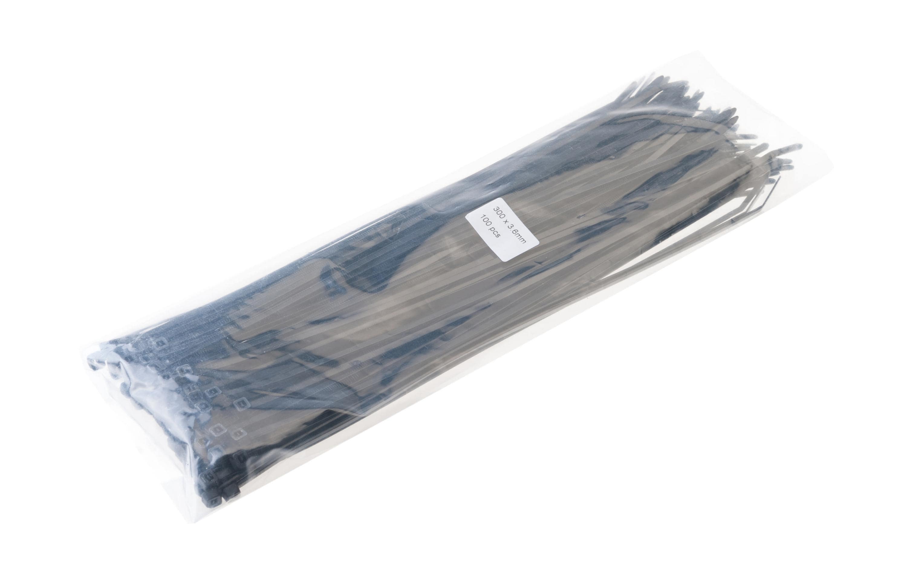 VR-Technics Kabelbinder Schwarz 300 mm x 3.6 mm