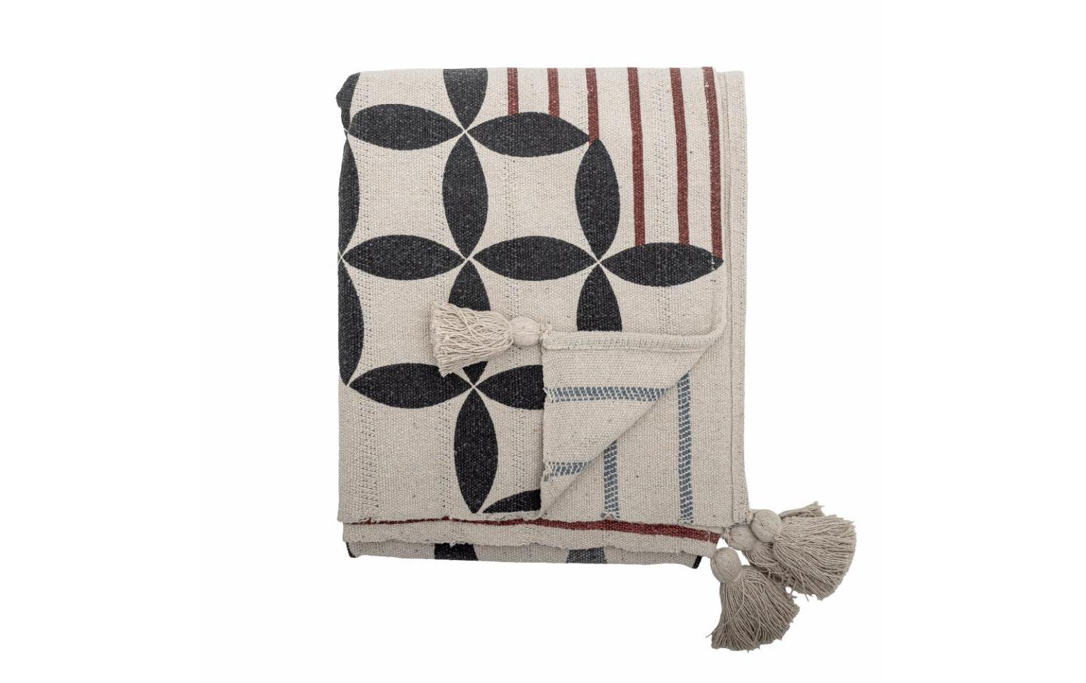 Bloomingville Tagesdecke Forma, 155 x 130 cm, Natur