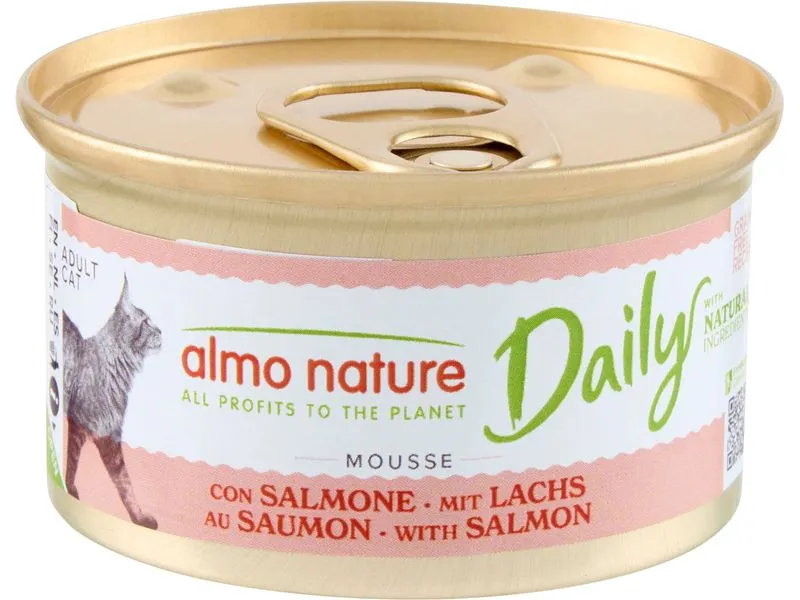 Almo Nature Nassfutter Daily Mousse mit Lachs 85g Almo Nature Nassfutter Daily Mousse mit Lachs 85g