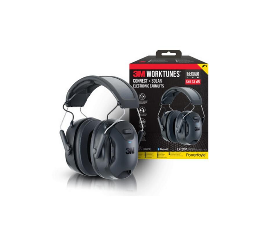3M Gehörschutz Kapselgehörschützer WorkTunes Connect & Solar