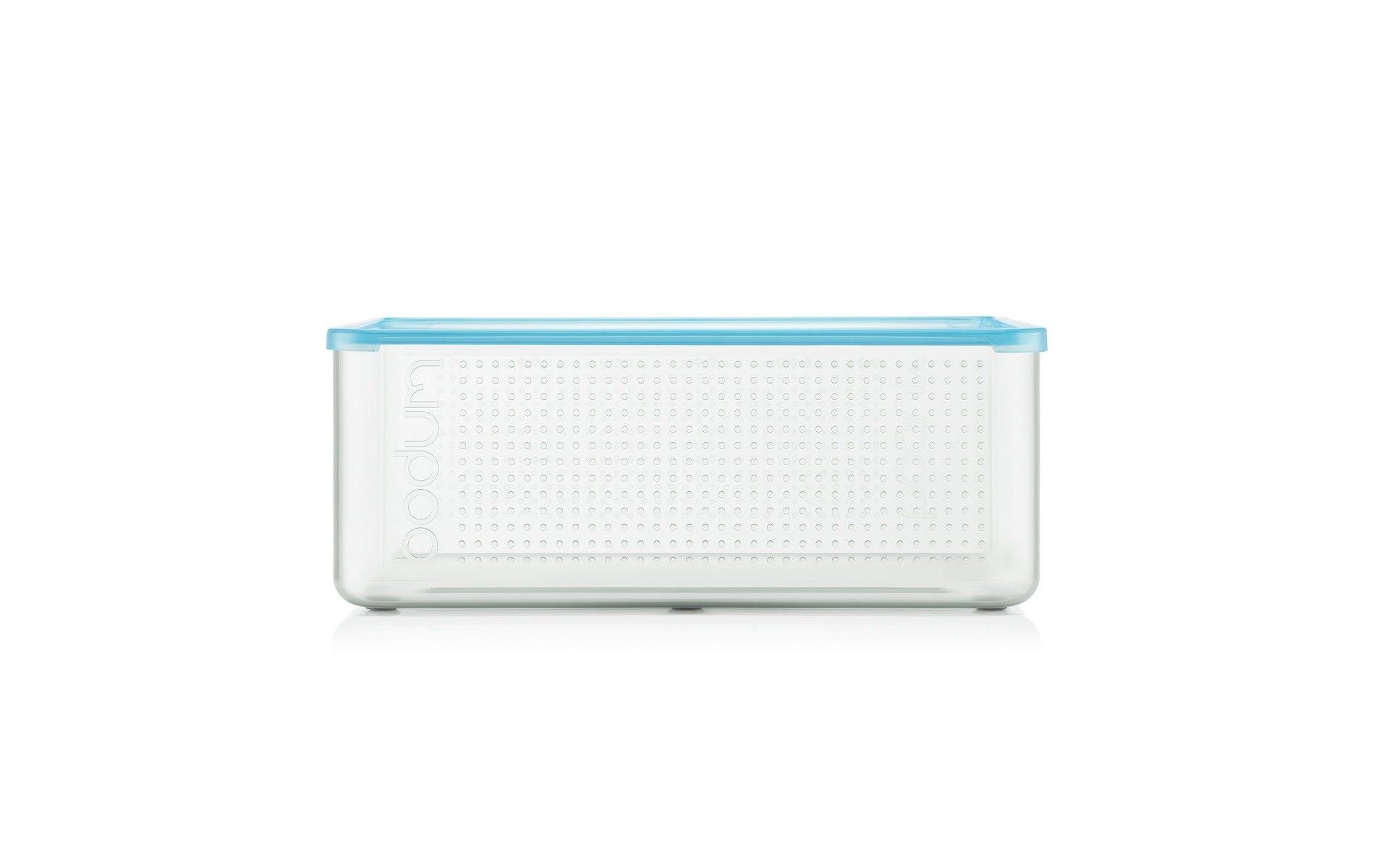 Bodum Brotbox Bistro mit Kunststoffdeckel, Ice Blue