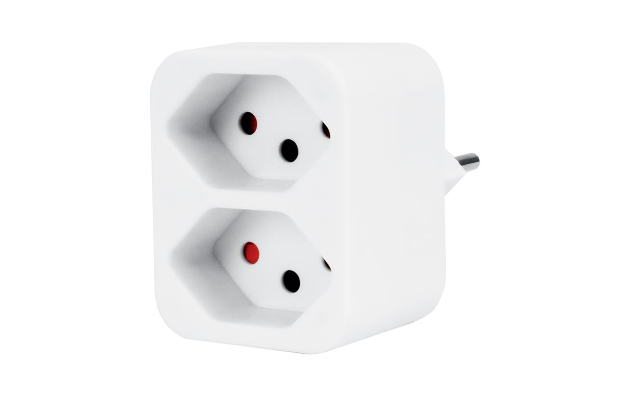 STEFFEN Mehrfachadapter 2x T13, Weiss STEFFEN Mehrfachadapter 2x T13, Weiss