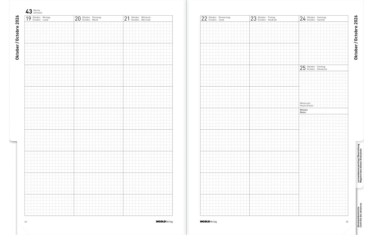 ingold-biwa Agenda Edition Hardcover 2026/27