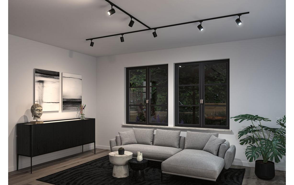 Paulmann URail LED Schienenspot Luxe GU10, RGBW+, Schwarz