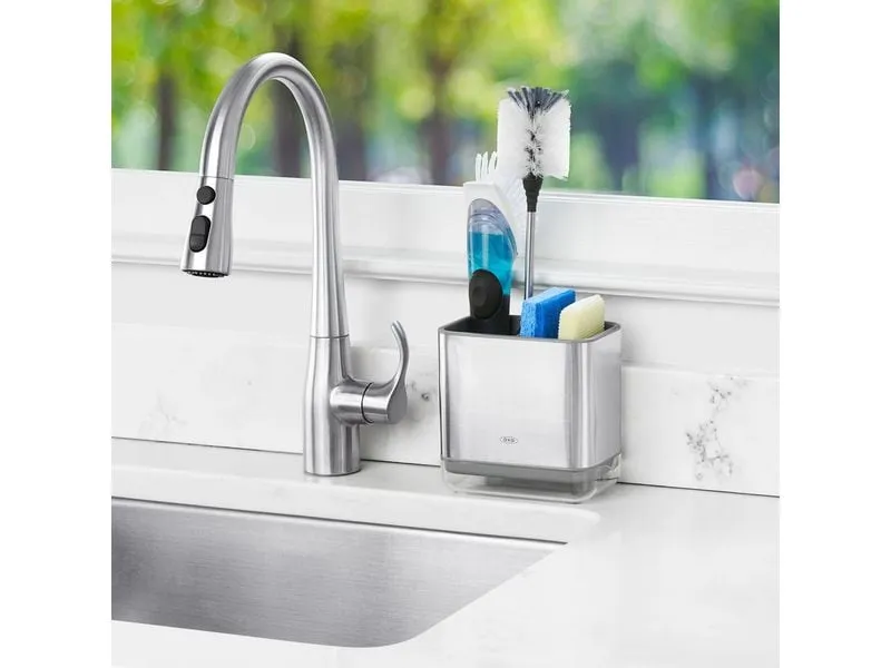 Oxo Good Grips Spülbeckenorganizer, Edelstahl Oxo Good Grips Spülbeckenorganizer, Edelstahl