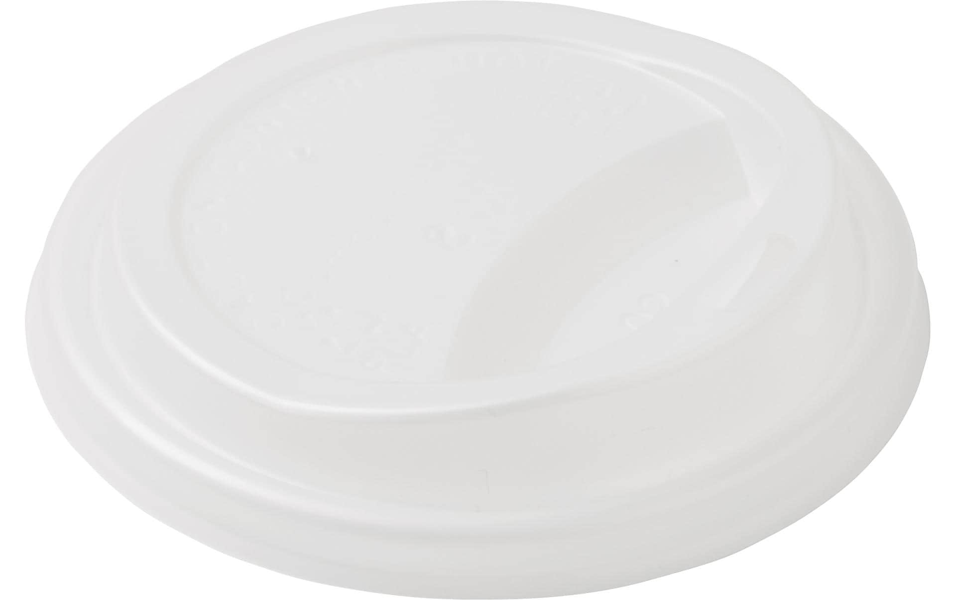 BioPak Deckel zu Einwegbecher Urban 18/24 cl 1 Stück, Weiss