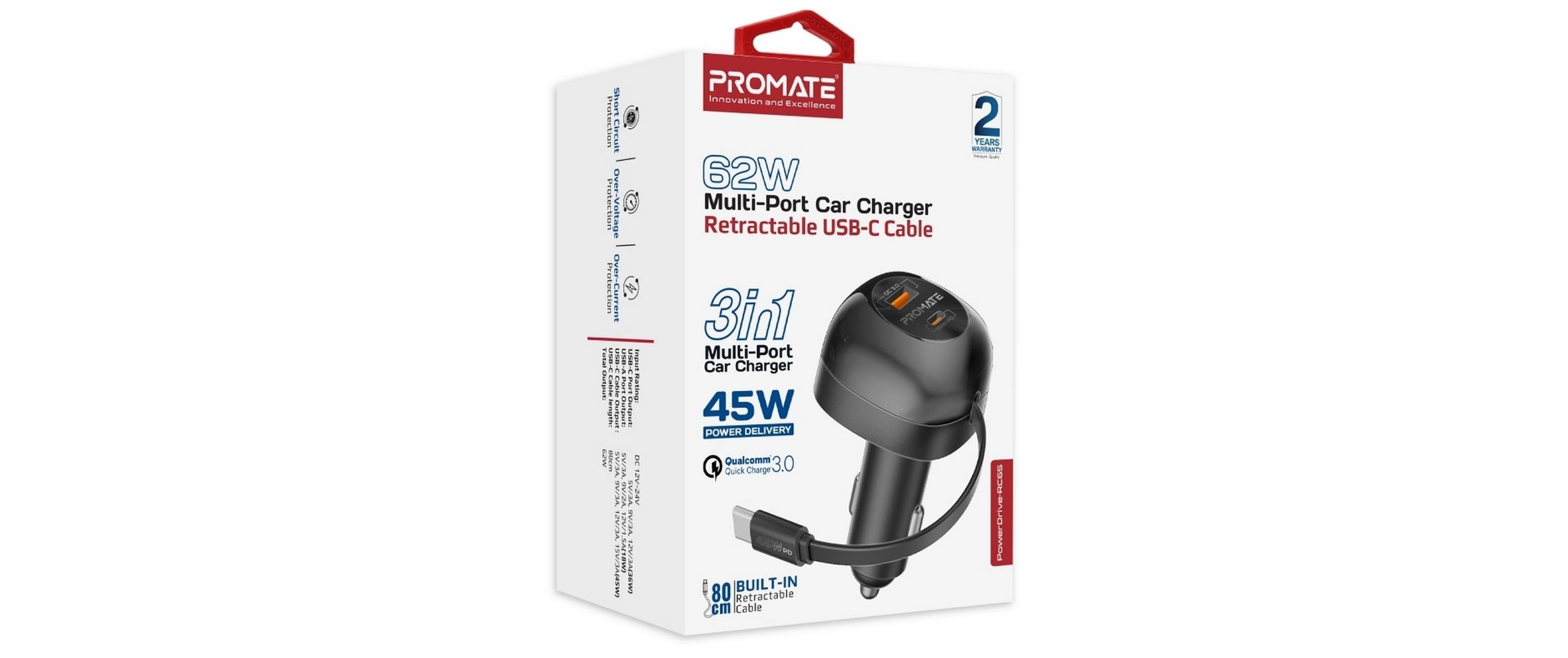 Promate Autoladegerät PowerDrive-RC65