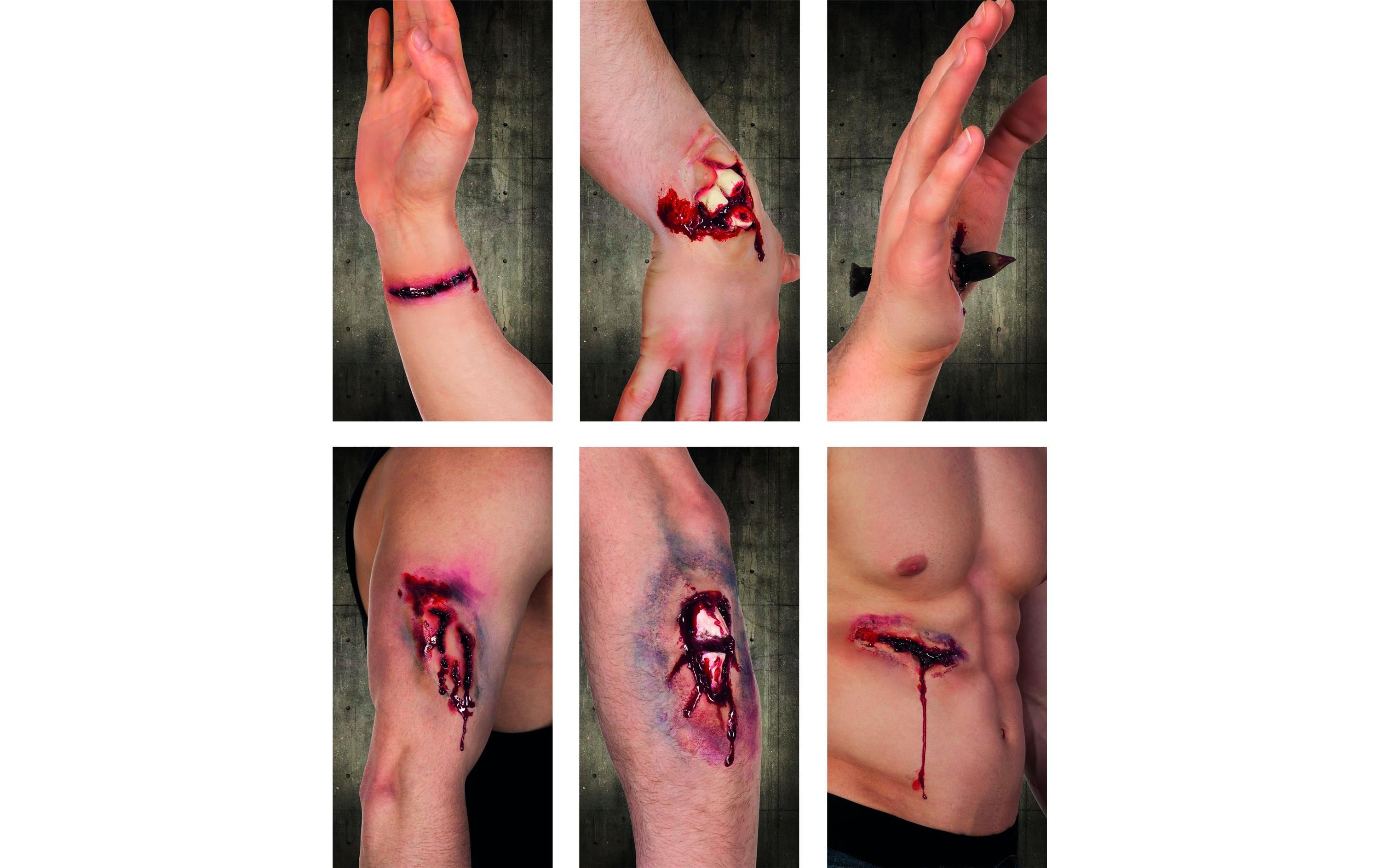 Amscan Effektschminke Latex Wunde 1, assortiert Amscan Effektschminke Latex Wunde 1, assortiert