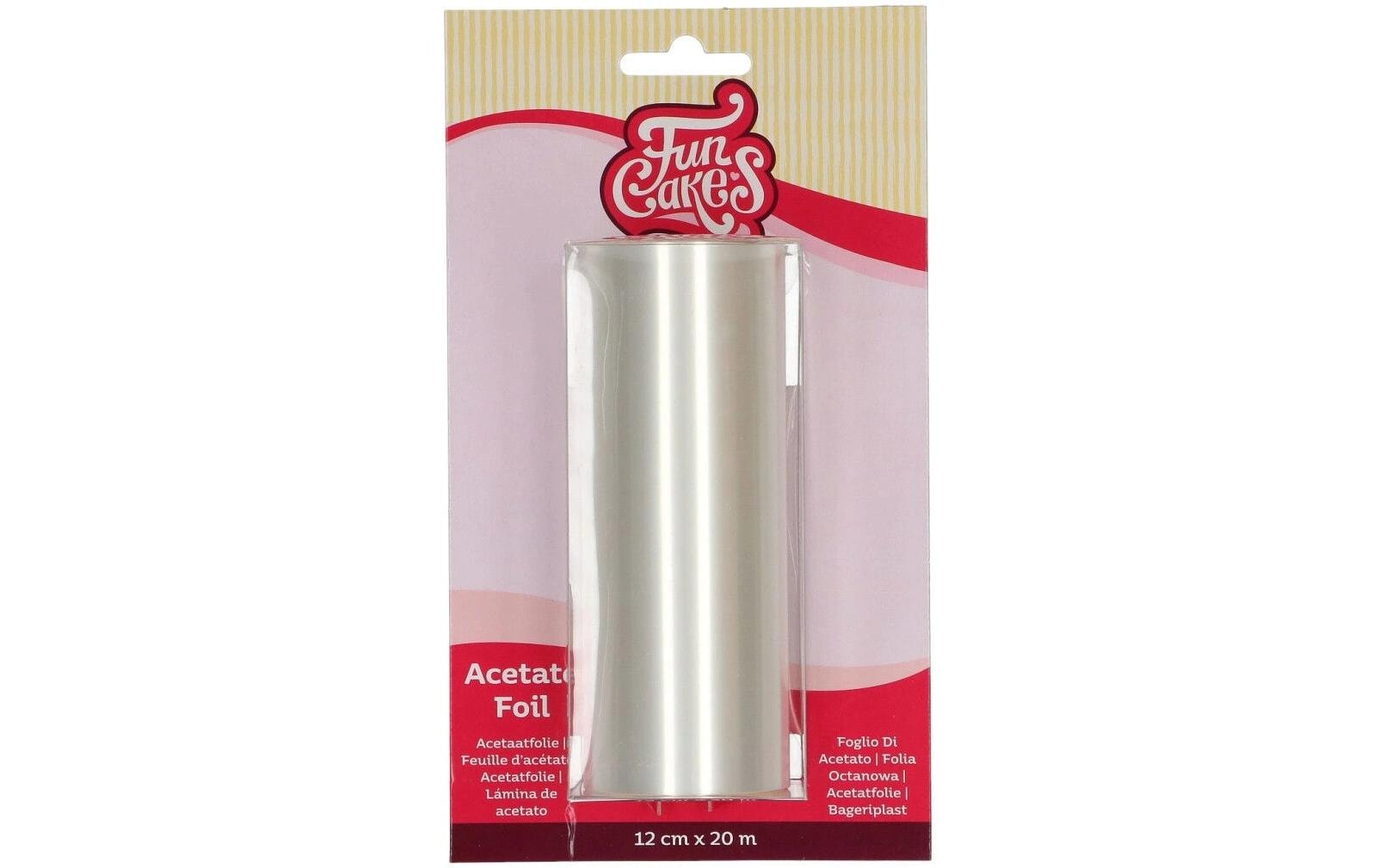 Funcakes Tortenrandfolie 12 cm 1 Stück, Klar