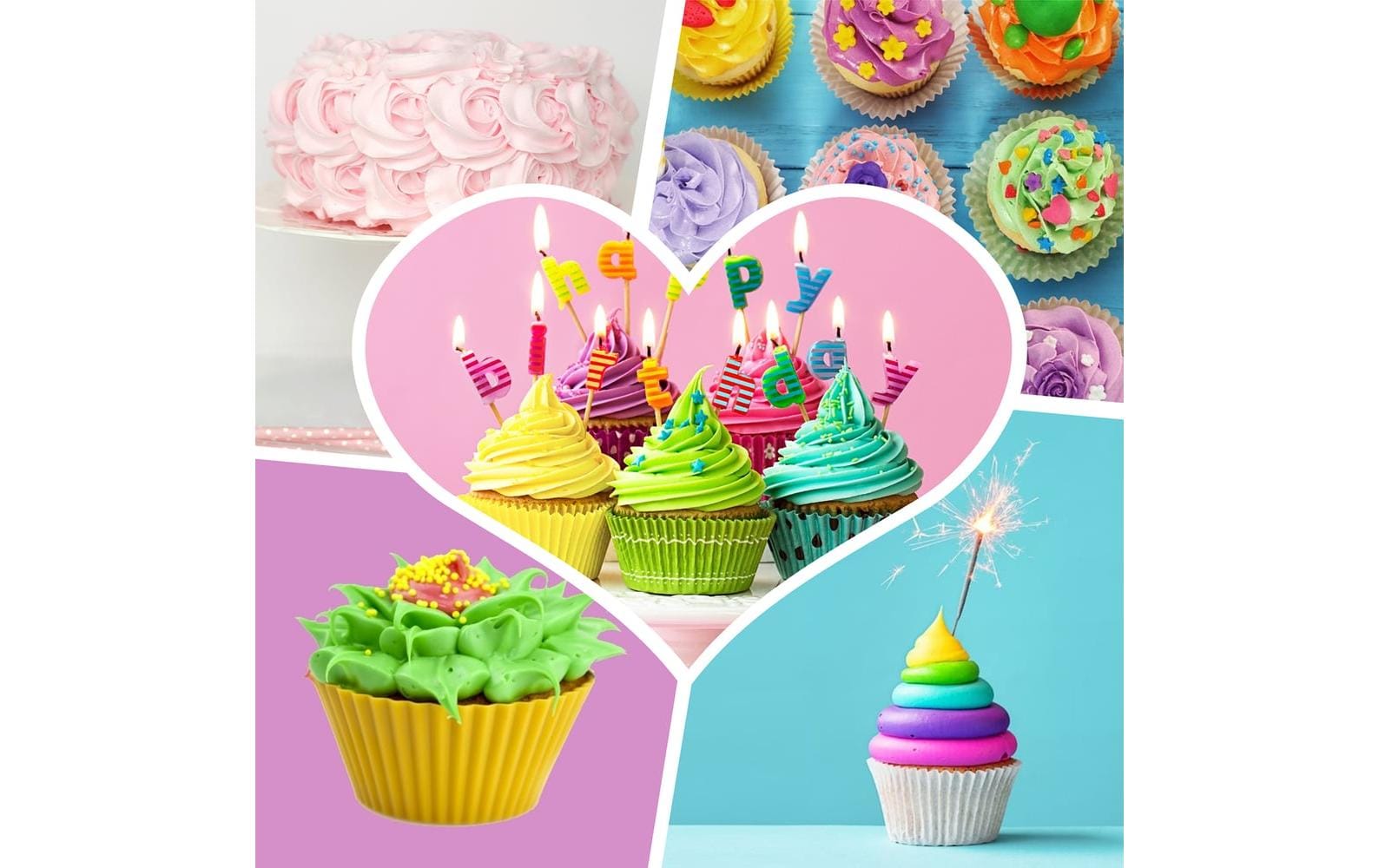 Wenburg Spritzbeutel Set - 10-tlg. - Edelstahl-Tüllen