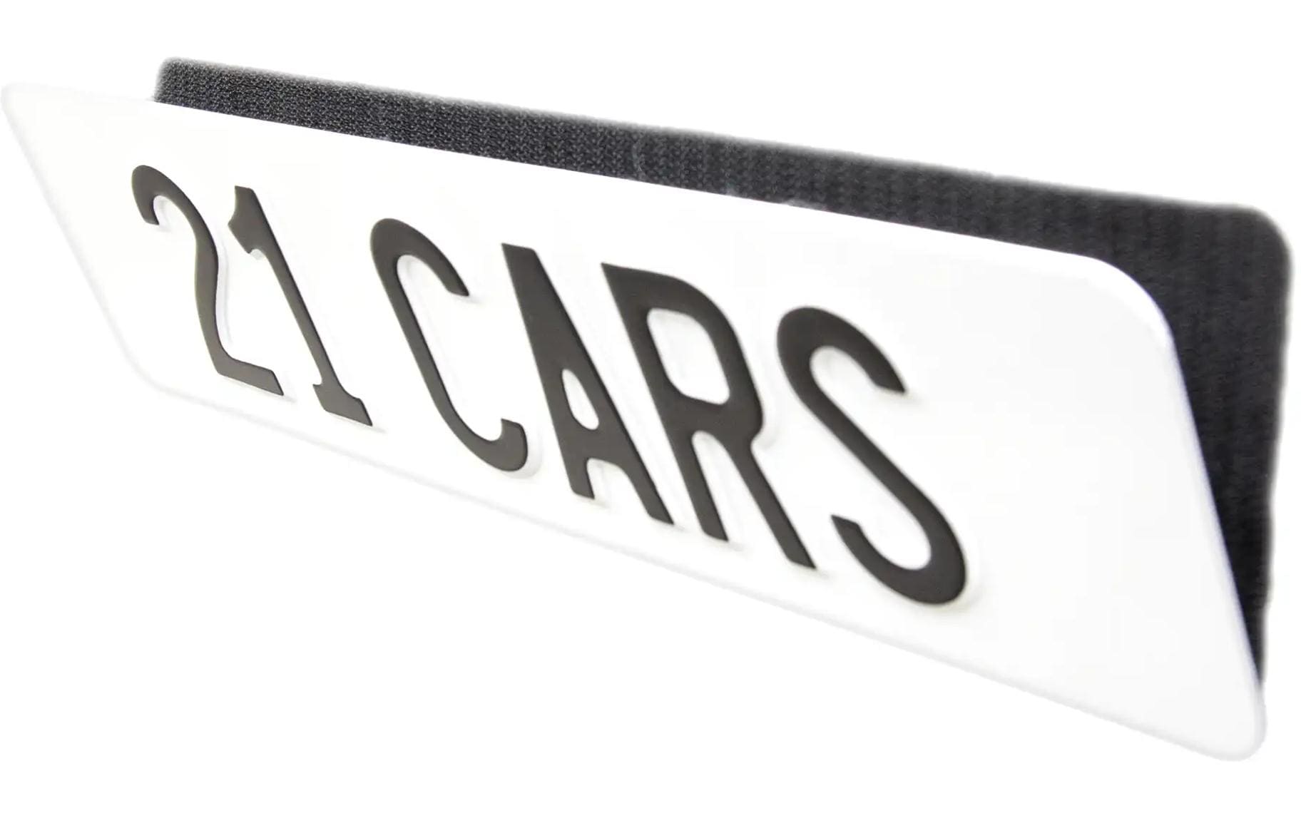 21CARS Klett Kennzeichenhalter Set