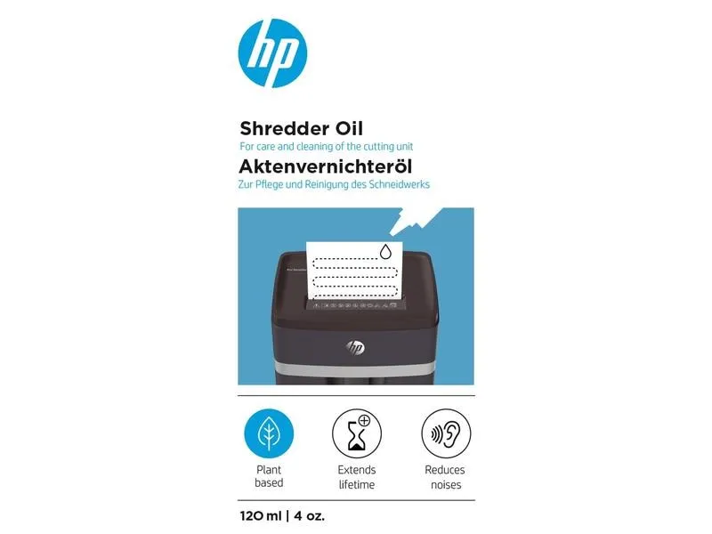 HP Spezial-Öl für Aktenvernichter 0.12 l HP Spezial-Öl für Aktenvernichter 0.12 l