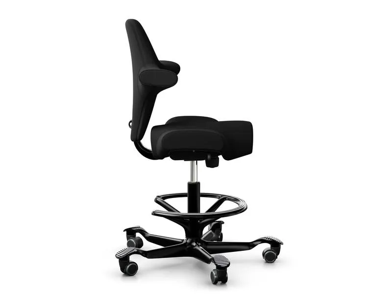 HÅG Bürostuhl Capisco 8106 mit Fussring Schwarz HÅG Bürostuhl Capisco 8106 mit Fussring Schwarz