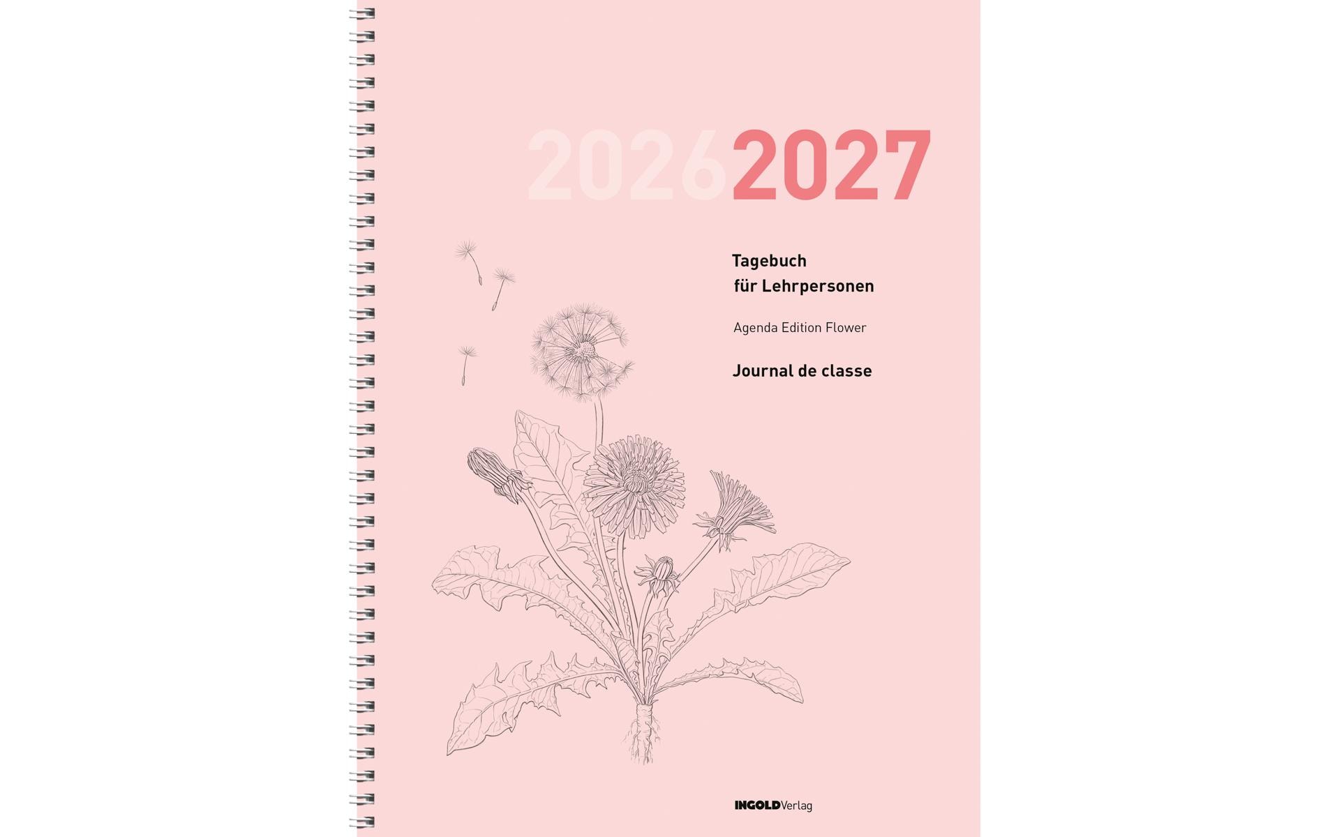 ingold-biwa Agenda Edition flower Spiral 2026/27