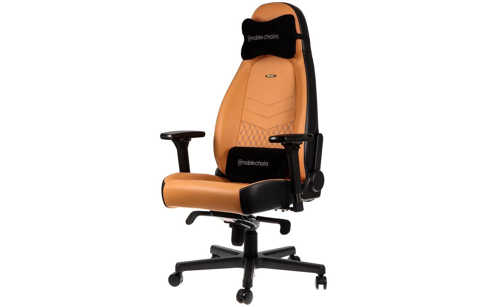 noblechairs Gaming-Stuhl ICON Echtleder Cognac noblechairs Gaming-Stuhl ICON Echtleder Cognac