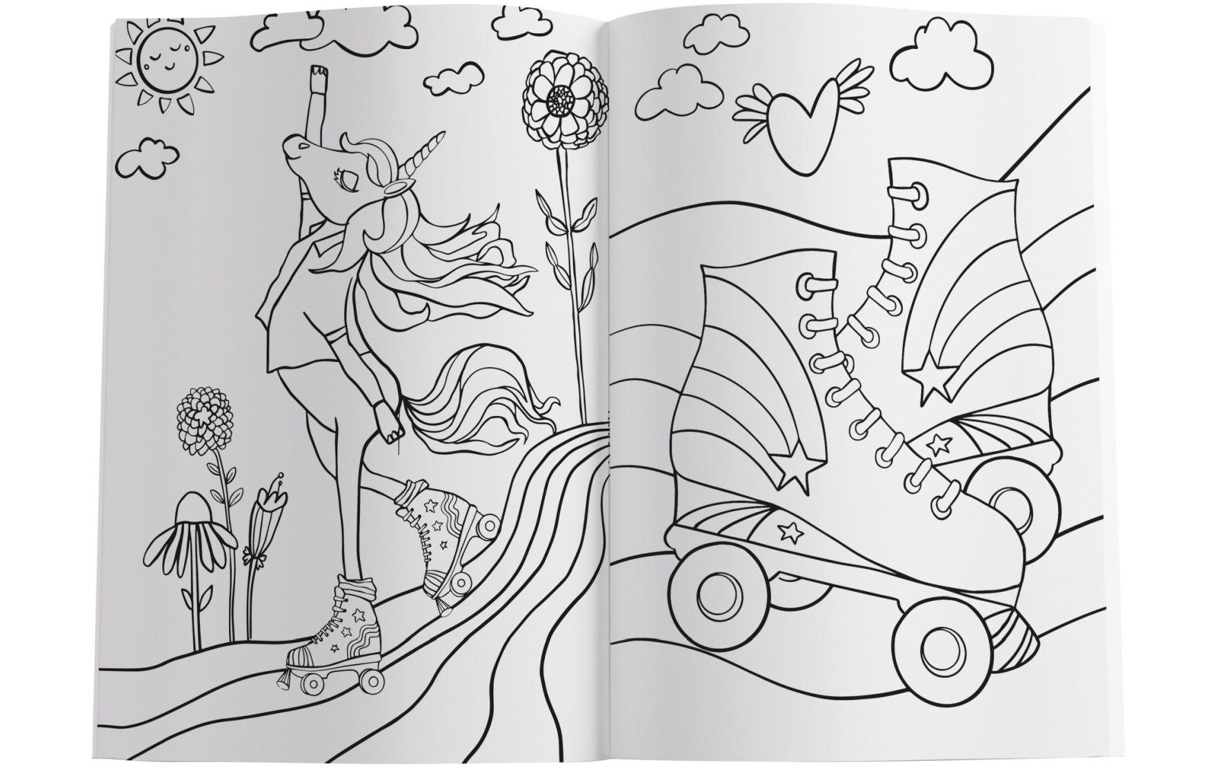 Pelikan Malbuch mit Stickern 48 Seiten, FSC