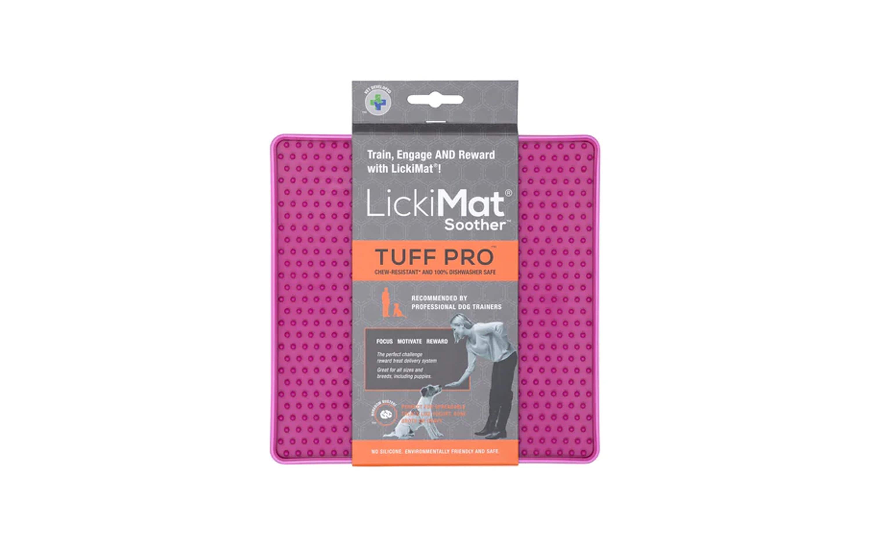 LickiMat Futtermatte Dog Soother PRO Tuff, 20 x 20 cm, Pink LickiMat Futtermatte Dog Soother PRO Tuff, 20 x 20 cm, Pink