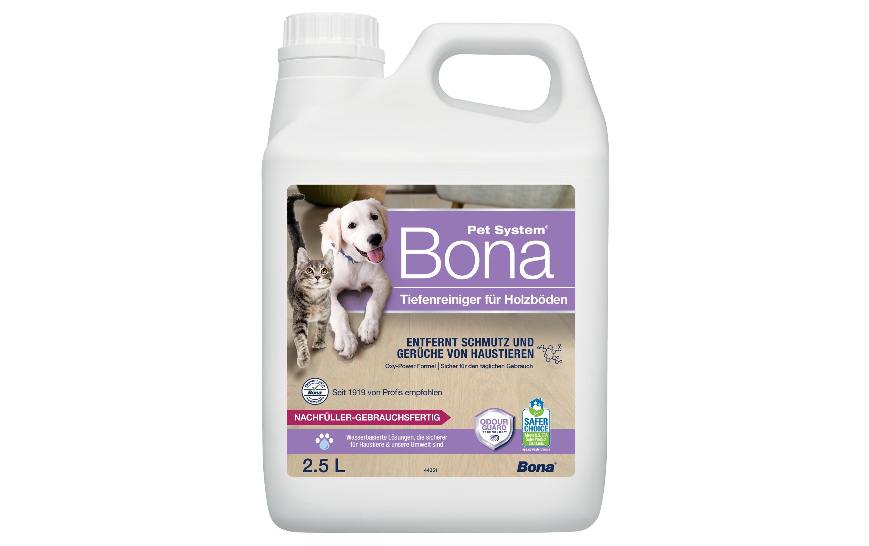 Bona Bodenreiniger Pet System für Holzböden, 2.5 l, 1 Stück Bona Bodenreiniger Pet System für Holzböden, 2.5 l, 1 Stück