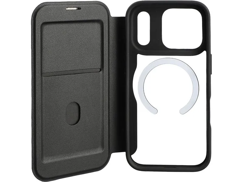 4smarts Urban Pro Flipcase Apple iPhone 18/17 Pro MagSafel Schwarz